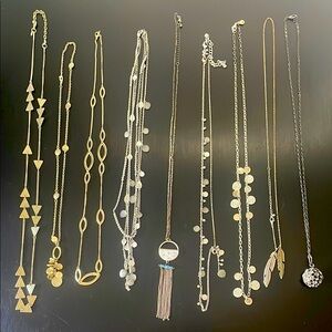 Silver and Gold Necklace Bundle
